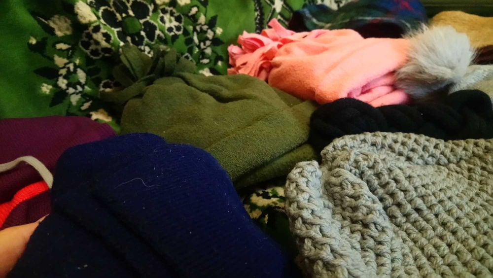 Шапка шарф набір берет пов'язка на голову