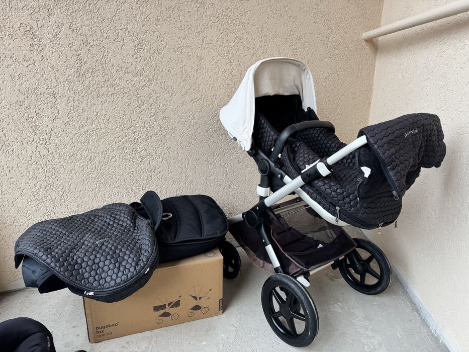 Коляска 2 в 1 Bugaboo Fox 2 (silver) + автокрісло і зимовий комплект