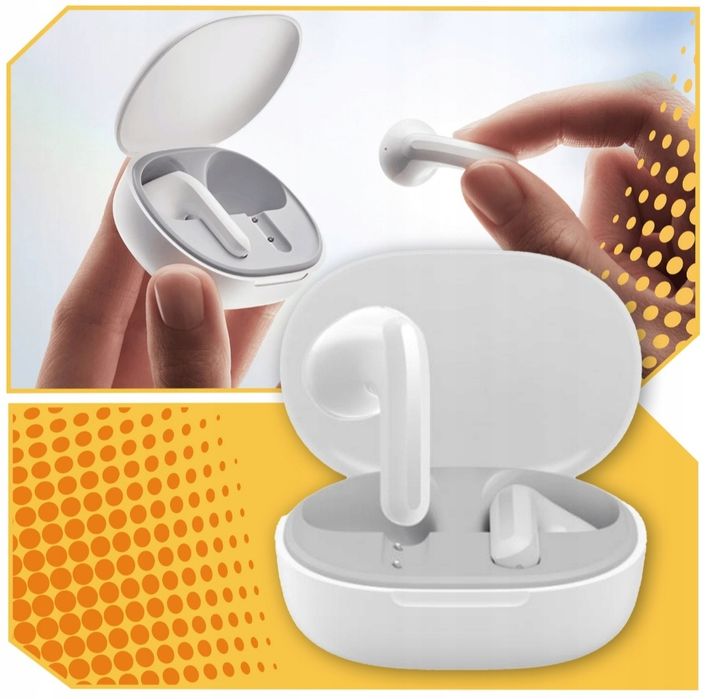 Słuchawki bezprzewodowe XIAOMI REDMI BUDS 4 LTE lekkie wodoodporne PRO