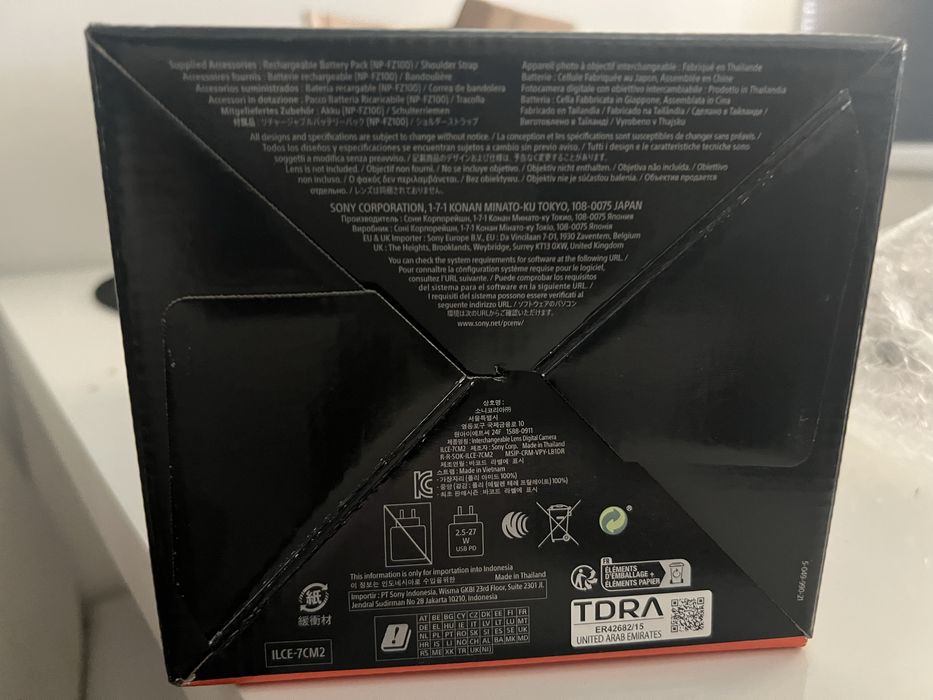 Aparat fotograficzny Sony a7c II Nowy Pełna klatka