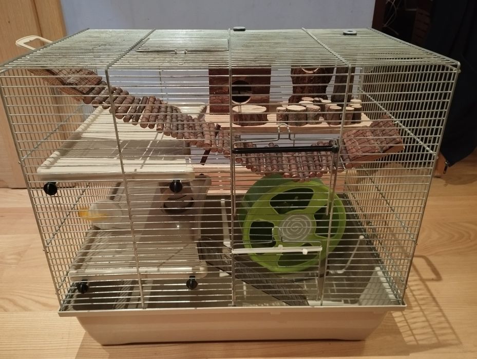 Klatka dla chomika zestaw