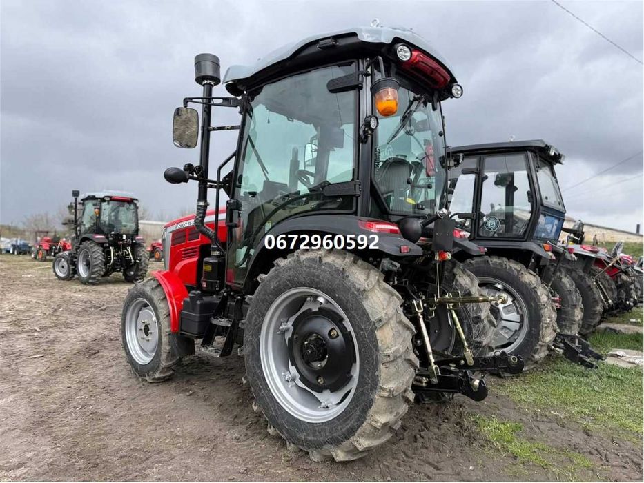 Мінітрактор Скаут TE-504 C A/C (з кондиціонером) (оновлений)  червоний