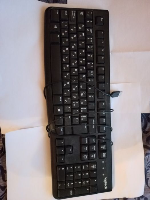 Мышка, клавиатура logitek