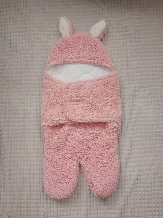 Плюшевий конверт, спальний мішок для немовлят з роздільним ніжками