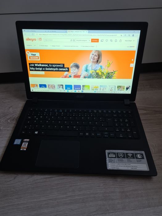 Laptop notebook Acer Aspire A315-51  8gb ram 1000Gb hdd