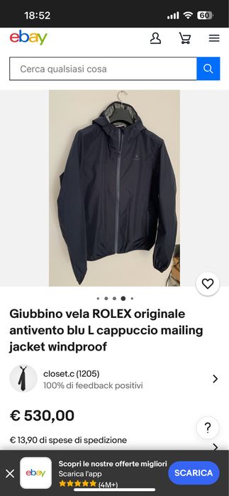 Corta vendo azul da Rolex