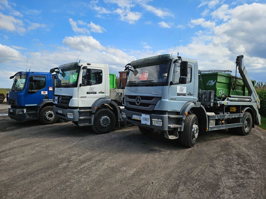 Wywóz gruzu odpadów budowlanych wynajem kontenera na śmieci