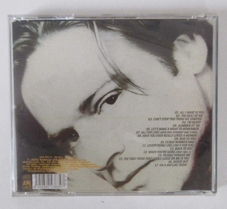 BRYAN ADAMS - Greatest Hits 2002 (CD)