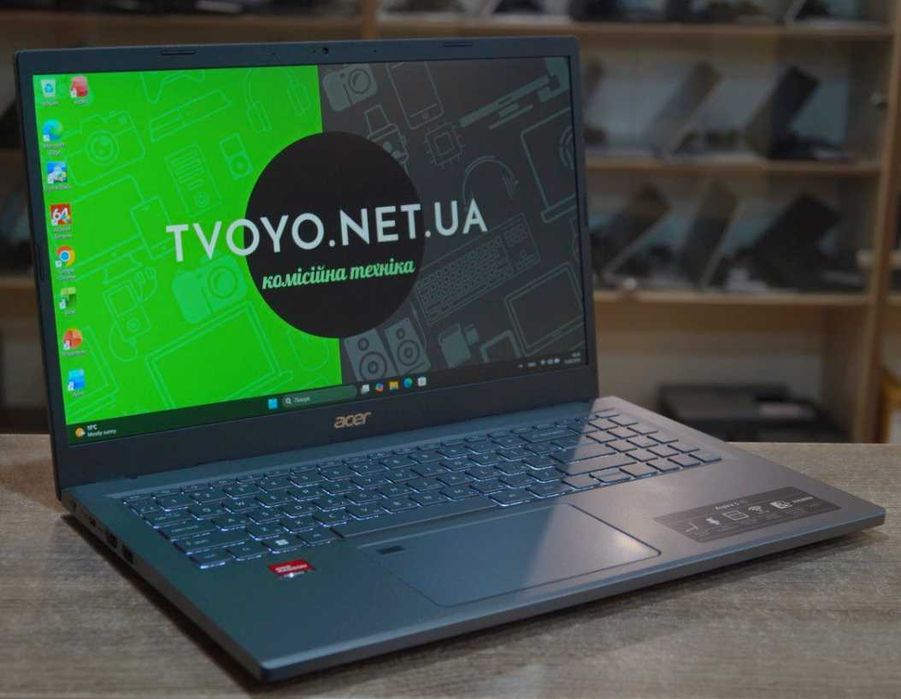 ГАРАНТІЯ Acer (IPS/AMD Ryzen 5 7530U/RAM 16гб DDR4/SSD 512гб)TVOYO