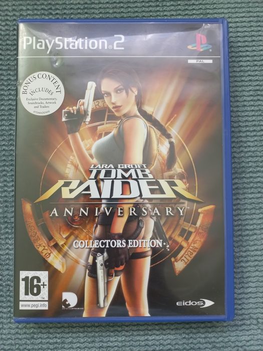 Tomb Raider Anniversary Collectors edition - gra na PS2 - komplet 3xa