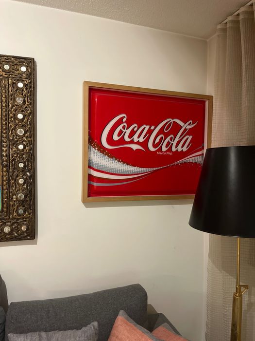 Placa coca cola vintage original