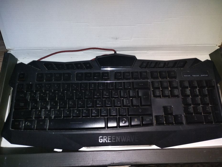 Клавиатура мембранная игровая GREENWAVE KB-GM-114L