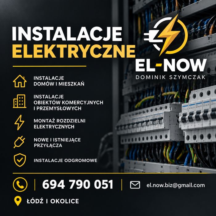 Uslugi elektryczne- elektryk. Szybko i solidnie.