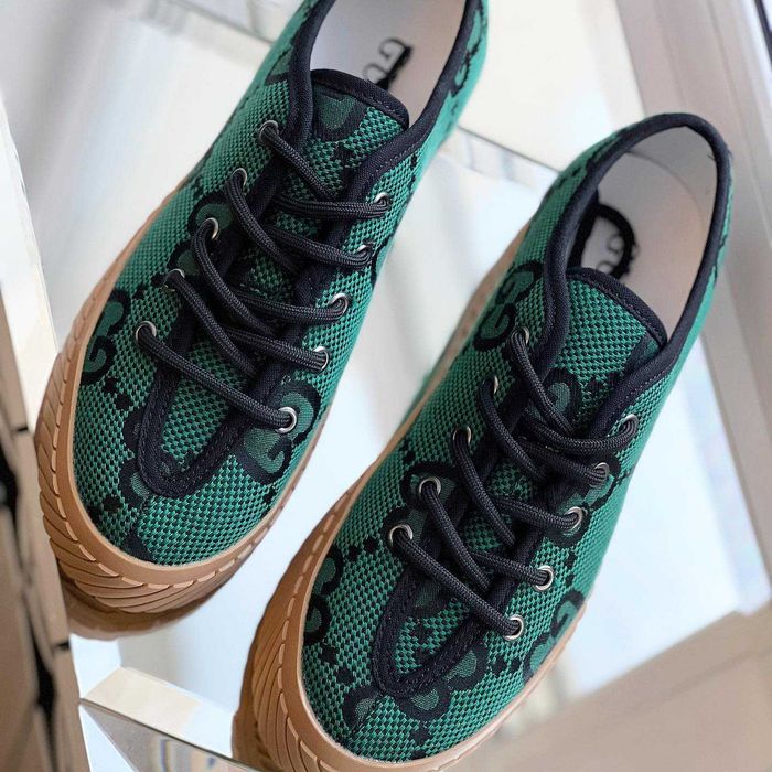 Tenisówki Gucci Trampki Butelkowa Zieleń