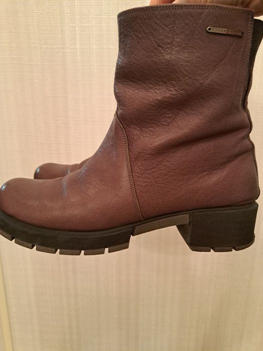 Зимові сапожки шкіряні