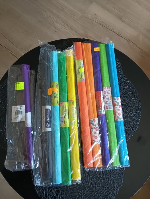 Szkoła bibuły kolorowe