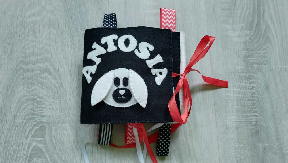 Książeczka sensoryczna królik Antosia, Felting frog