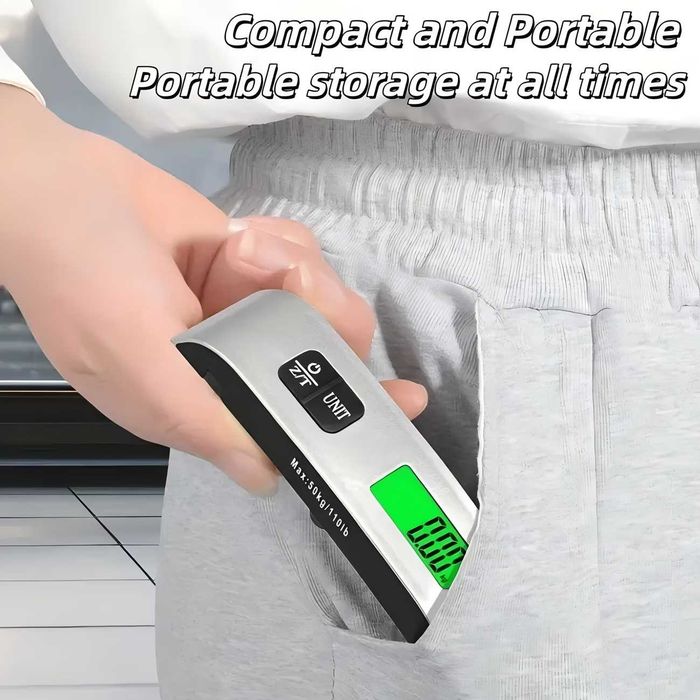 przenośna podróżna waga bagażowa nowa  /50 kg