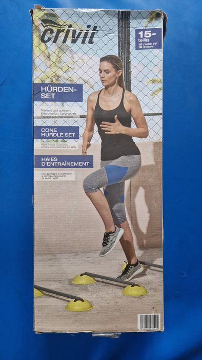 Płotki treningowe koordynacyjne Crivit