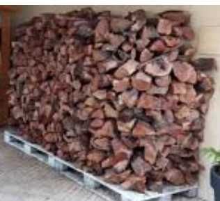 Lenha de pinho seca 35€ o metro cúbico