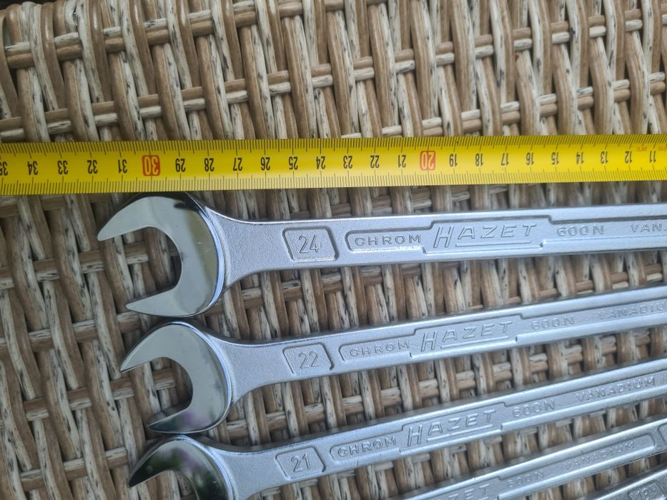 Hazet 600spc/16. Klucze płasko oczkowe  długie  lub 600spc/10