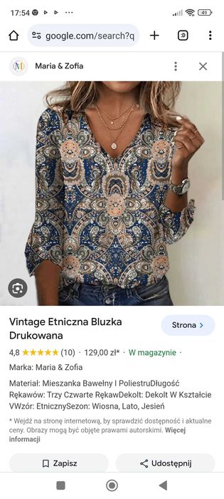 Nowa bluzka damska rozm M