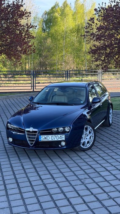 Alfa Romeo 159 2,4 JTDm Polift 18 cali podkowy automat bez rdzy beżowa skóra