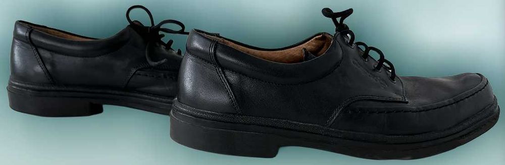 Sapato de Homem com Atacadores, Preto, como Novos