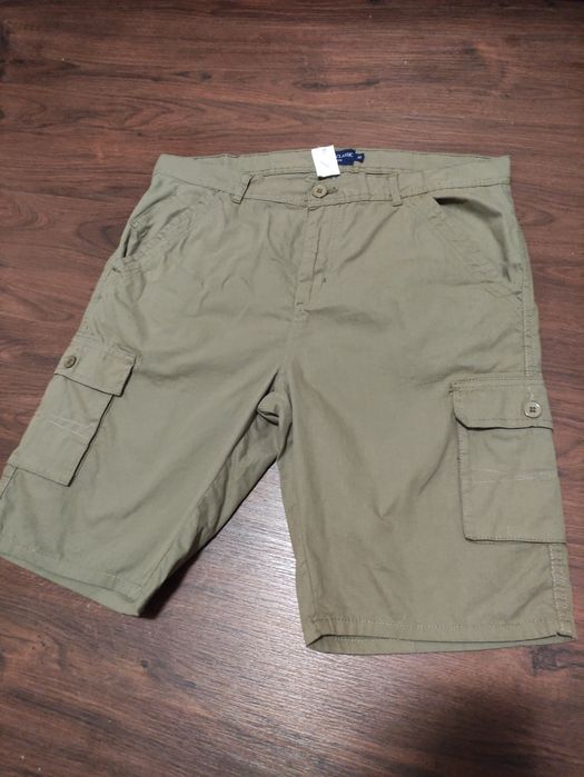 Шорти карго хакі р.38 XL пояс 96см