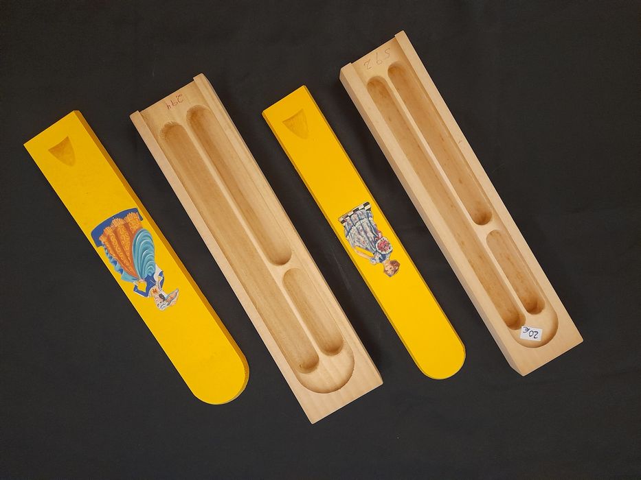 Estojo de madeira escolares - Primária - Anos 70