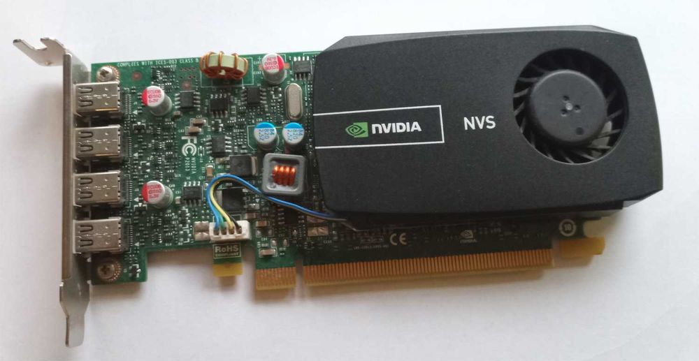 Karta graficzna Nvidia NVS 510 2GB Low Profile do komputerów desktop.