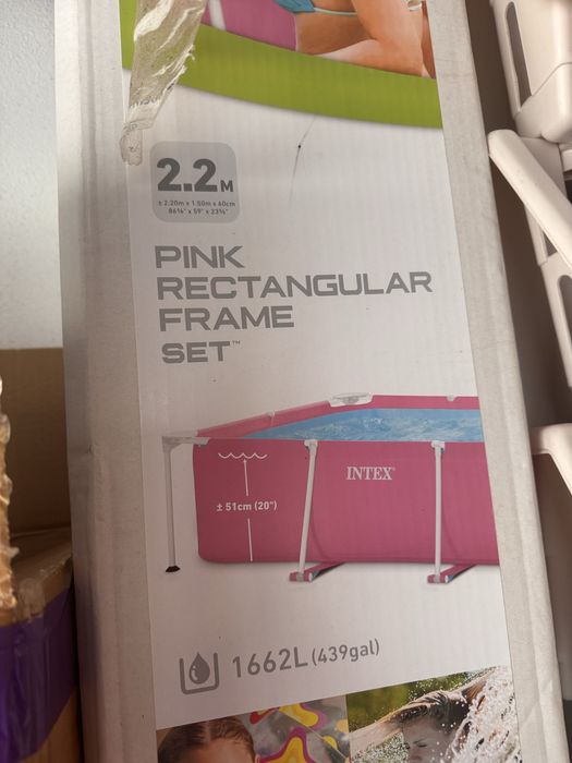 Vendo piscina rosa