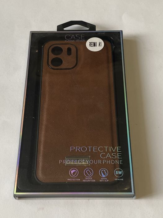 Чехол Xiaomi Redmi A1 / Redmi A2 Шкіряний Протиударний