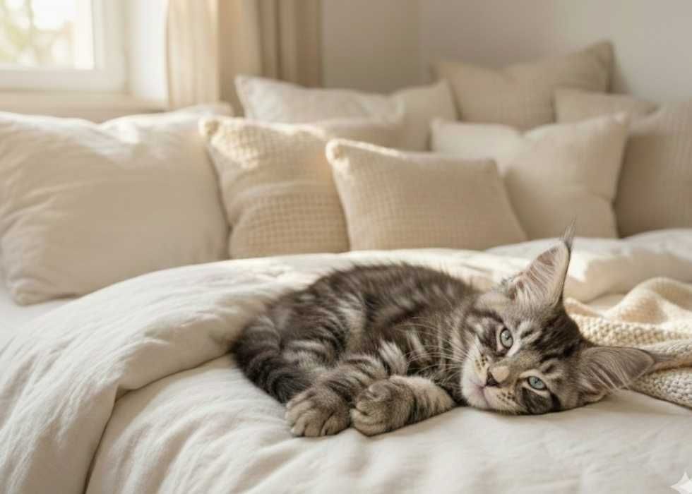 Кошеня Мейн-кун. Хлопчик з документами та щепленнями!