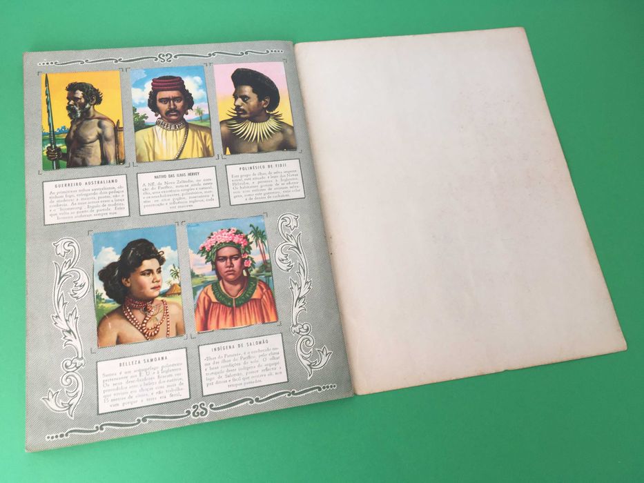Rara Caderneta Raças Humanas Agência Portuguesa de Revistas Completa