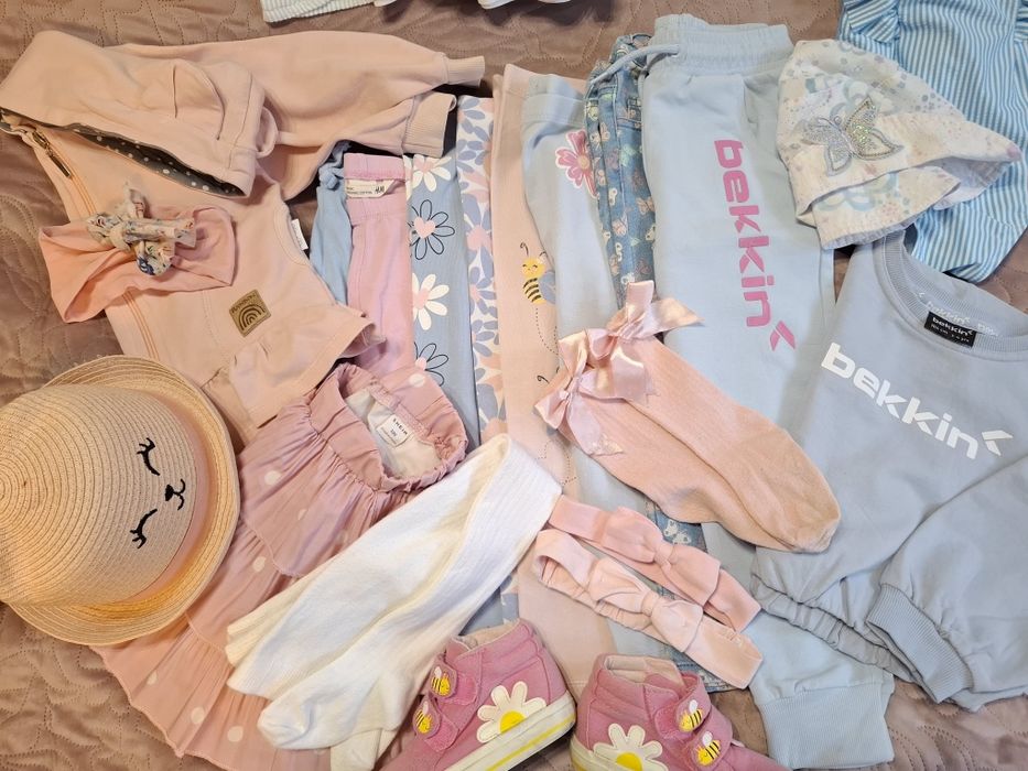 35 szt .roz . 98-104  WIOSNA ‐LATO paka firmowych ubranek dla dziewczy