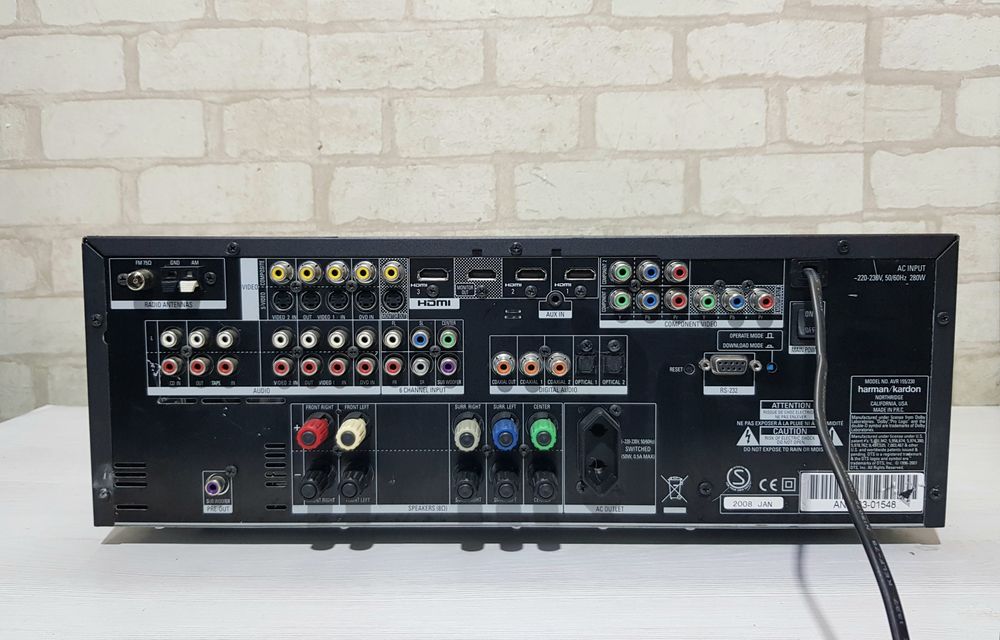 Пульт!5.1AV Стерео ресивер/підсилювач Harman Kardon AVR155 +2шт.  HDMI