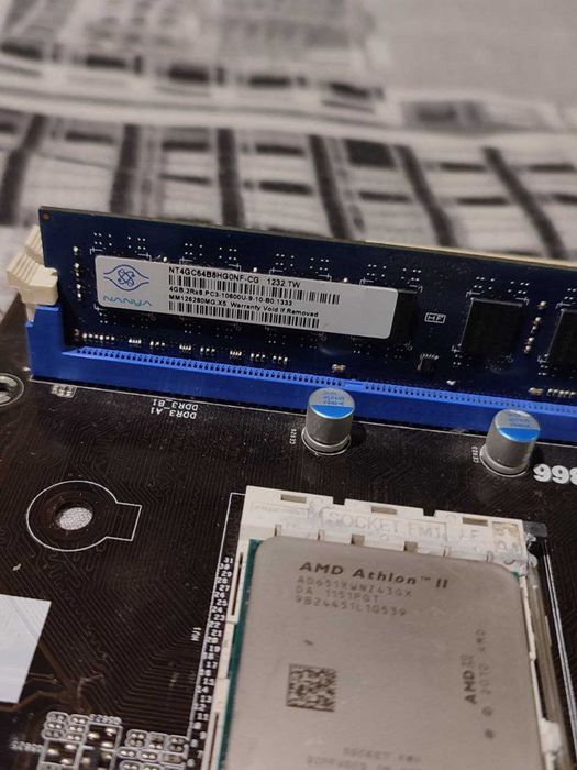 Asrock a75M sFM1 + ddr 3 4gb + AMD athlon 2 K