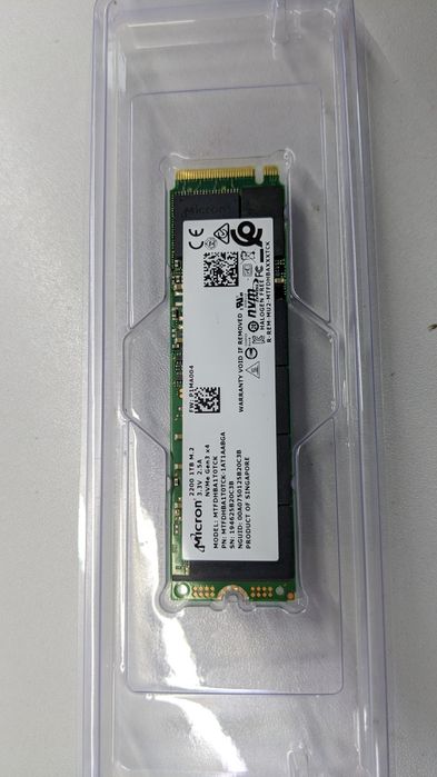 Ssd nVME Pci-e 1Tb micron