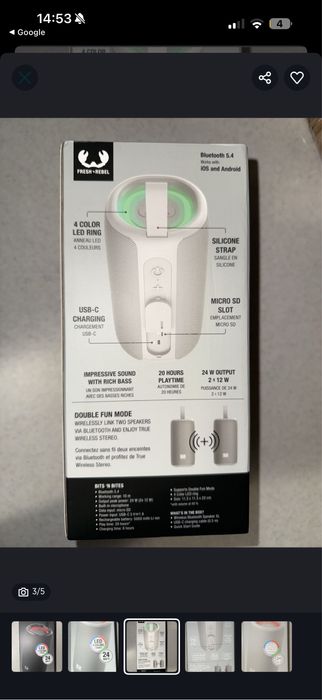 Бездротова колонка Fresh 'n Rebel XL