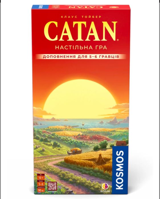 ОРИГІНАЛ! Настільна гра CATAN / Катан / Мореплавці / 5-6 гравців