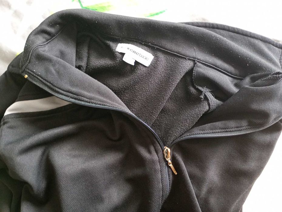 Zasuwana bluza męska, w typie polo, rozmiar m