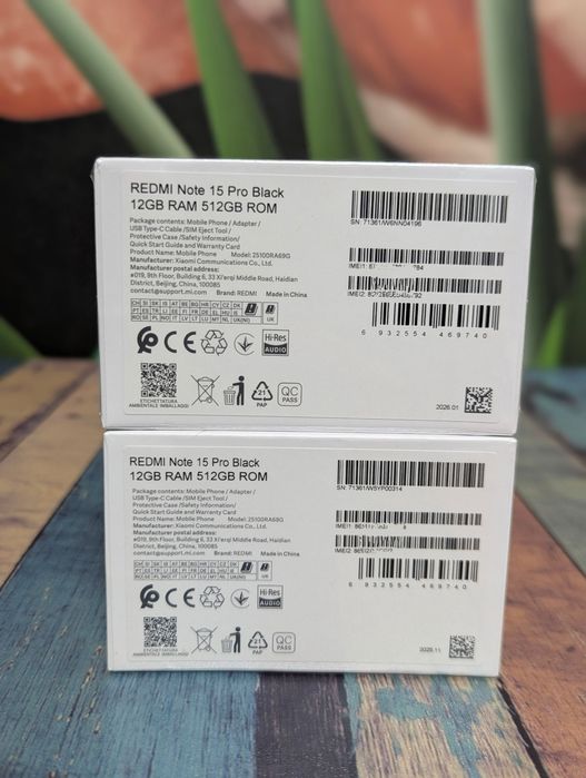 REDMI Note 15 Pro 4G(8/256 : 12/512) з  блоком живлення