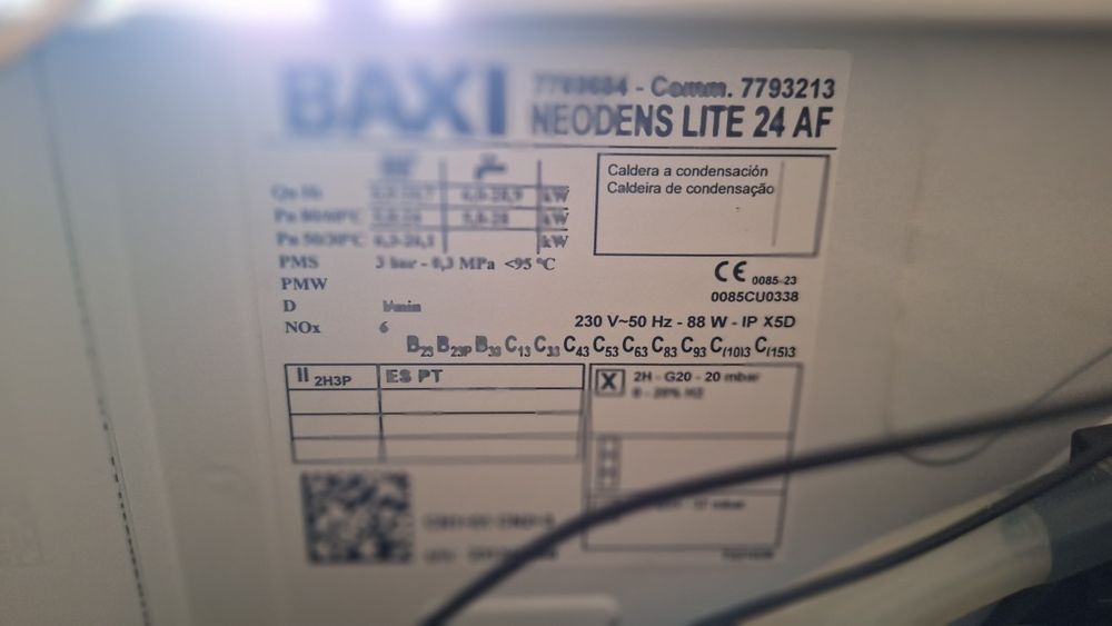 Caldeira Roca Baxi Neodens Lite 24 AF