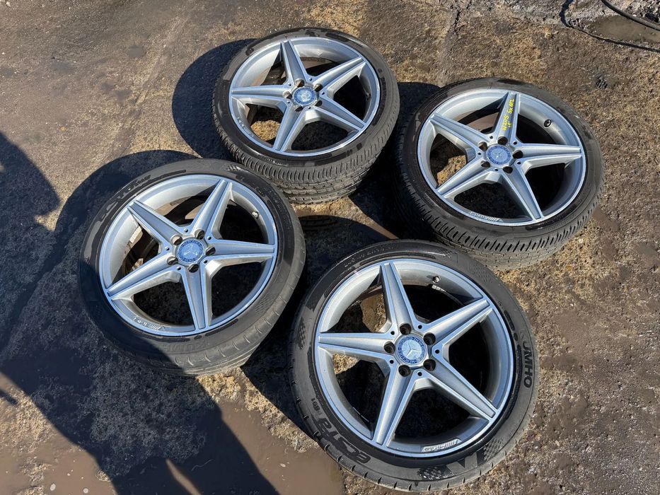 Felgi 18' koła A2054011100 Mercedes AMG W205 5x112 7,5JxH2 ET44 centr 66,1 TMPS OE