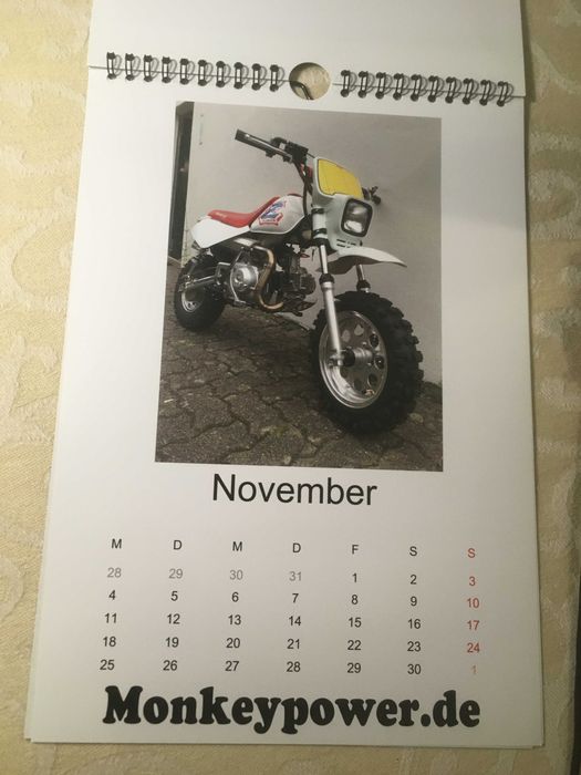Fotocalendário 2024 Monkeypower.de 30x21 cms