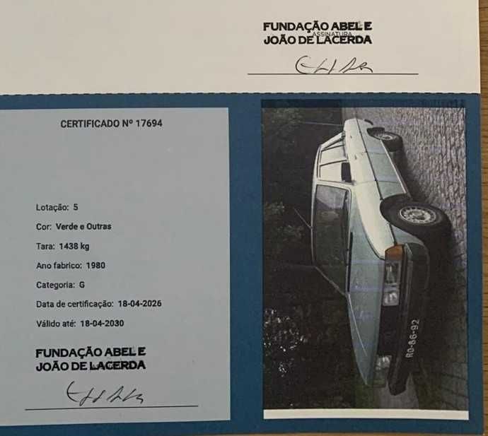 Peugeot 604 com 78 mil km