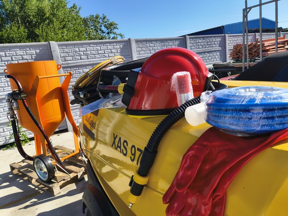 Atlas copco xas 97+piaskarka dostawa szkolenie gratis