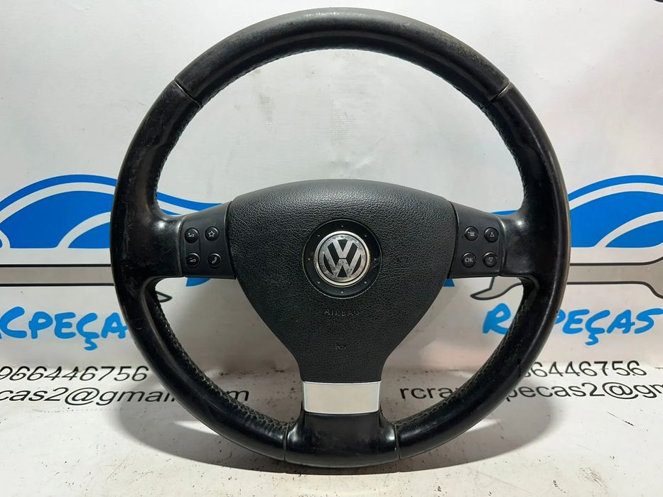 Volante Pele Original VW Volkswagen Golf V 5 MK5 Variant 1K0419091ES