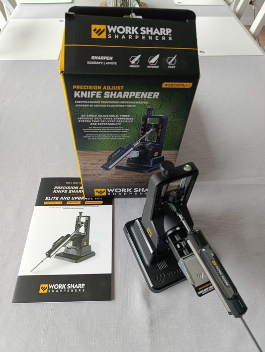 Ostrzałka Work Sharp Precision Adjust WSBCHPAJ-I – precyzyjna regulacja kąta 15–30°